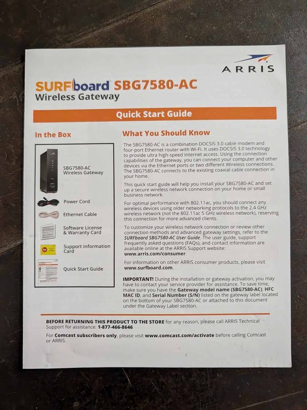 SURFboard SBG7580-AC Cable Modem Router - Picture 5 of 7